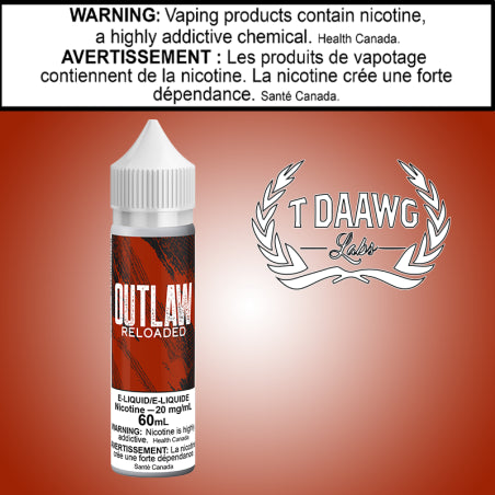 T daawg - Outlaw Reloaded 60ml Salt