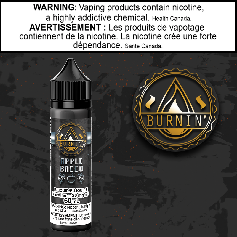 Burnin' - Apple Bacco - 60ml Salt