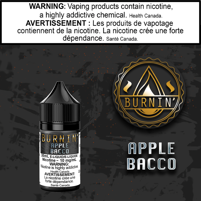 Burnin' - Apple Bacco  - 30ml Salt