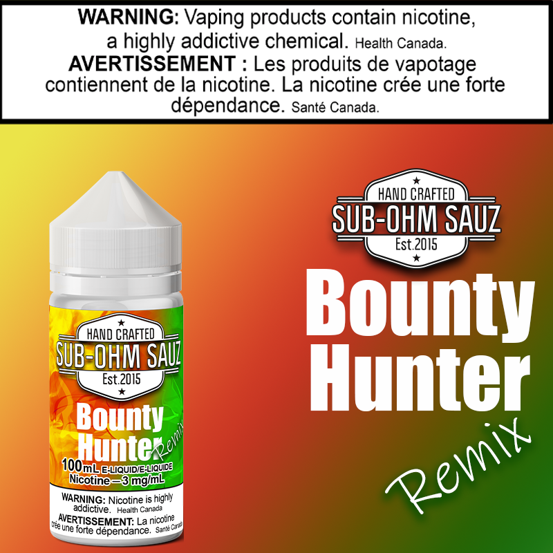 Sub Ohm Sauz - Bounty Hunter - Remix 100ml