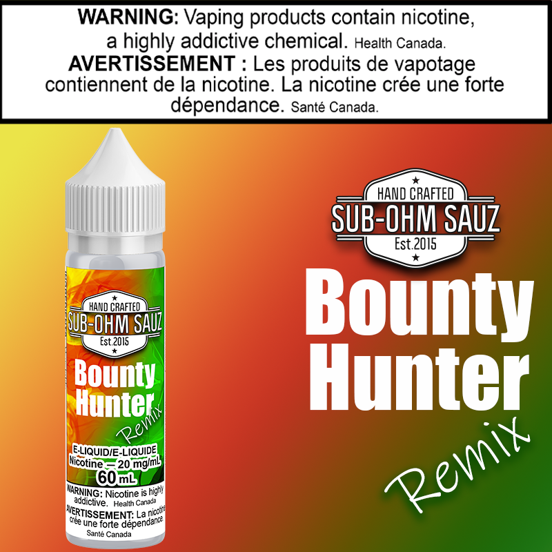 Sub Ohm Sauz - Bounty Hunter - Remix 60ml Salt