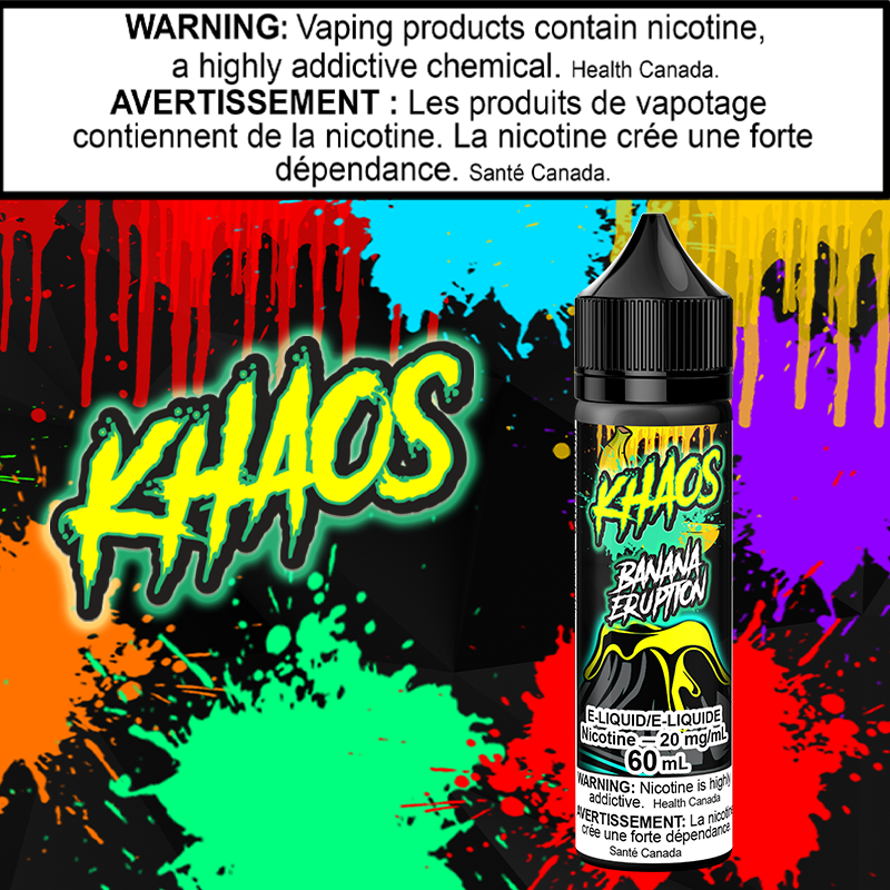 Khaos - Banana Eruption 60ml Salt