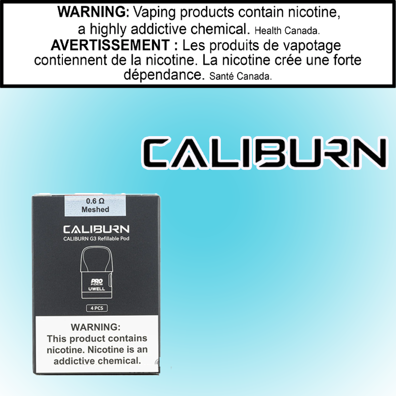 Uwell - Caliburn - G3 Replacement Pods 4/PK