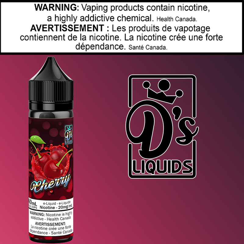 D's - Cherry 60ml Salt