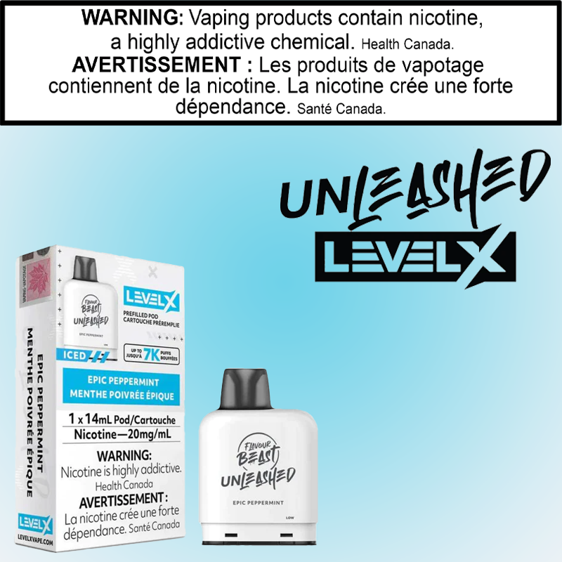 Level X Prefilled pod Flavour Beast Unleashed 7k