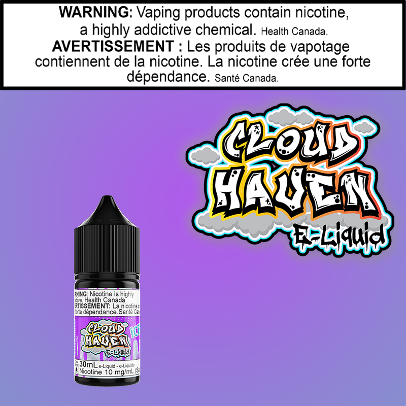 Cloud Haven - Grape Attitude Iced 30ml Salt