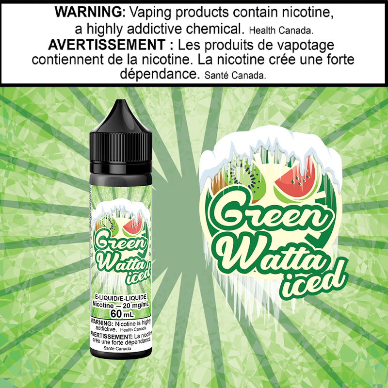 Green Watta - Iced - 60ml Salt