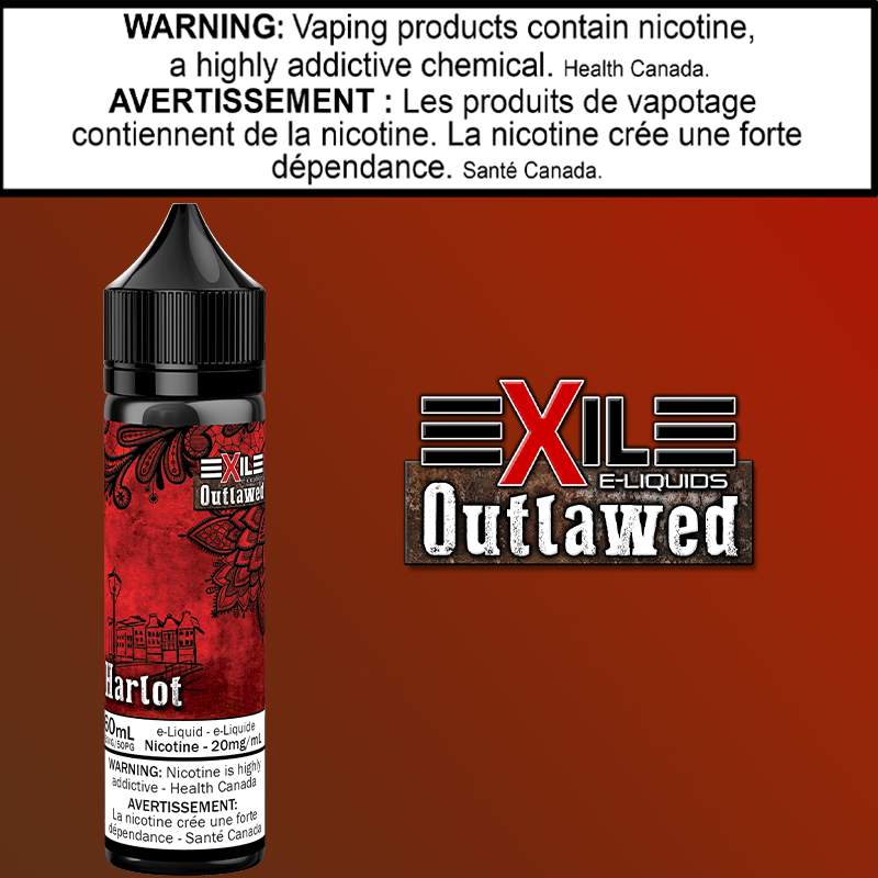 Exile E-Liquids - Harlot 60ml Salts