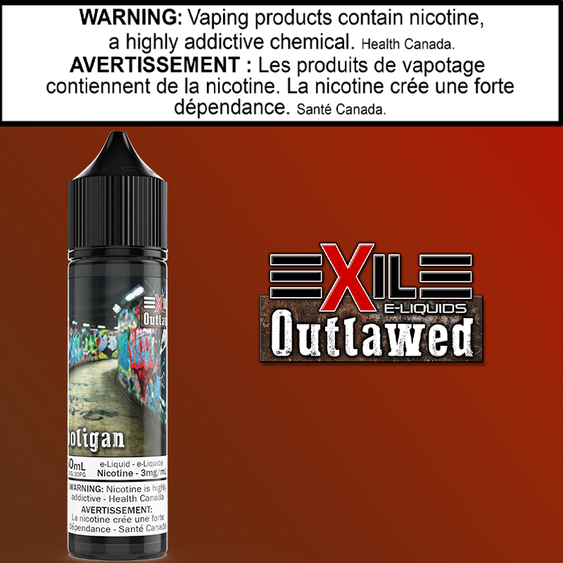 Exile E-Liquids - Hooligan 60ml