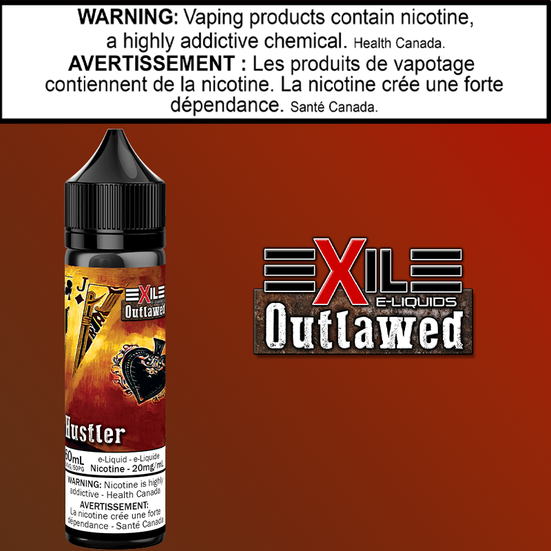 Exile E-Liquids - Hustler 60ml Salts