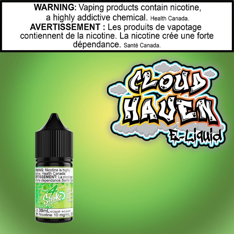 4 Stroke - Sticky Green Apple 30ml Salt