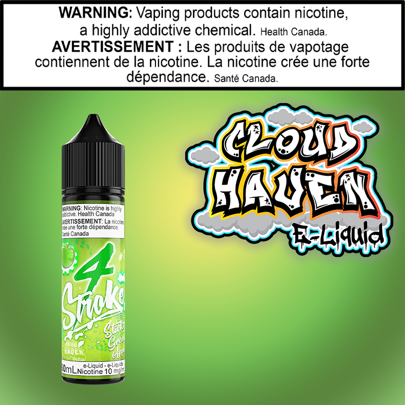 4 Stroke - Sticky Green Apple 60ml Salt