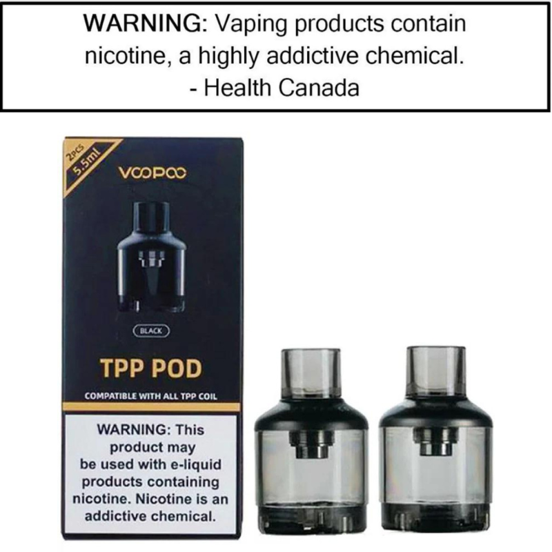 Voopoo - TPP - Empty Replacement Pod (2 Pack) [CRC]