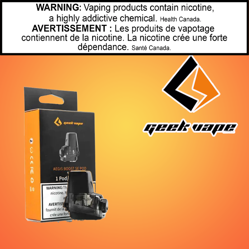 Geekvape - Aegis Boost SE - Replacement Pod 4.5mL [CRC] With 2 Coils