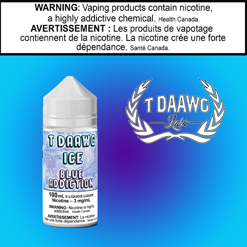 T Daawg - Blue Addiction Iced 100ml