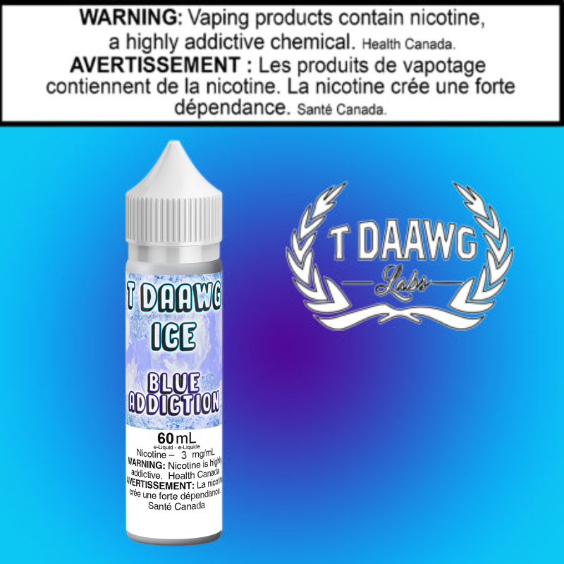 T Daawg - Blue Addiction - Iced - 60ml