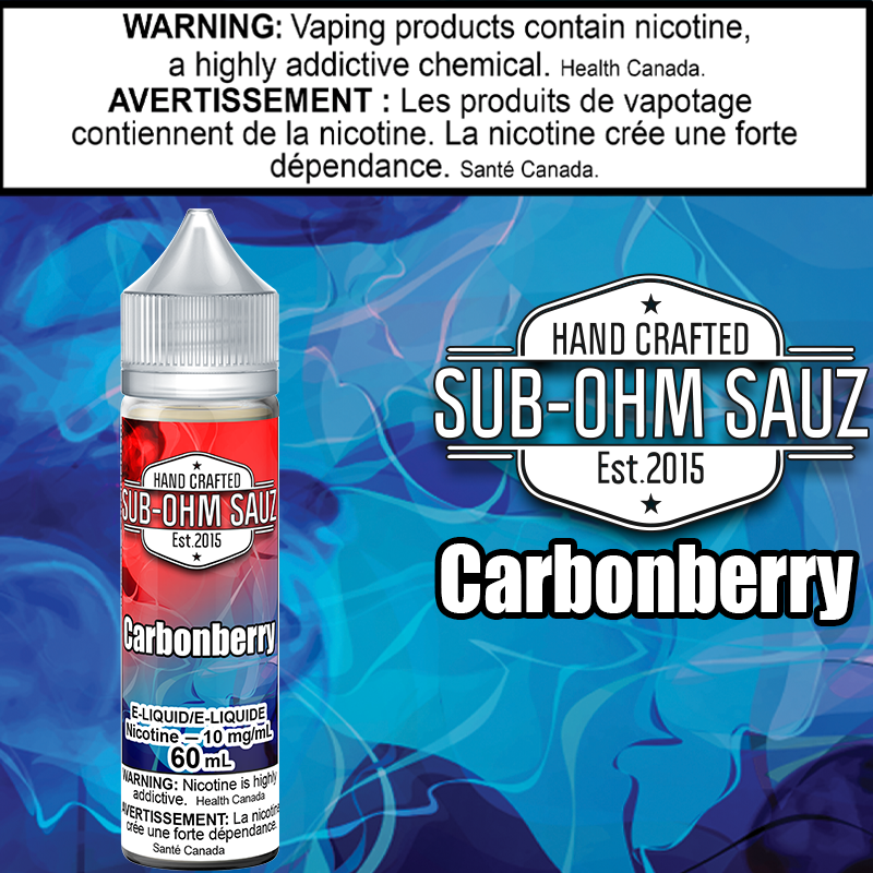 Sub Ohm Sauz Carbonberry 60ml Salt