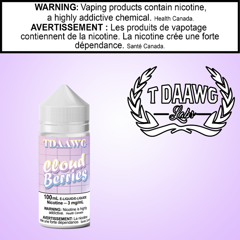 T Daawg - Cloud Berries 100ml