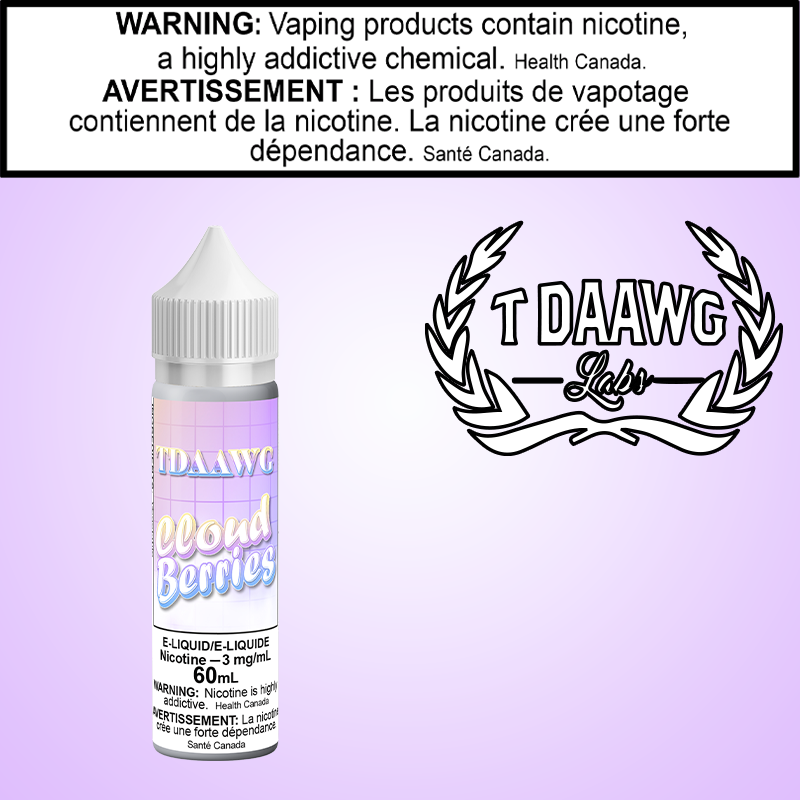 T Daawg - Cloud Berries 60ml