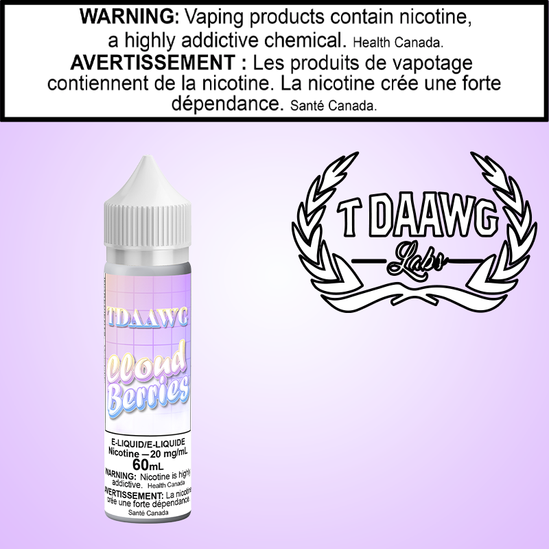 T Daawg - Cloud Berries 60ml Salt