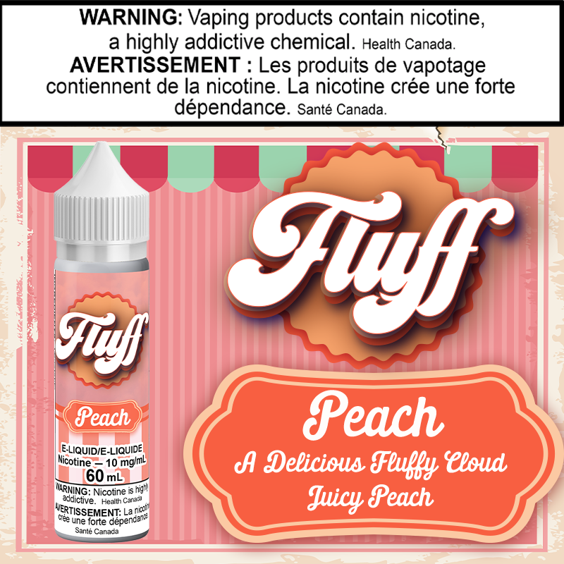 Fluff - Peach 60ml Salt