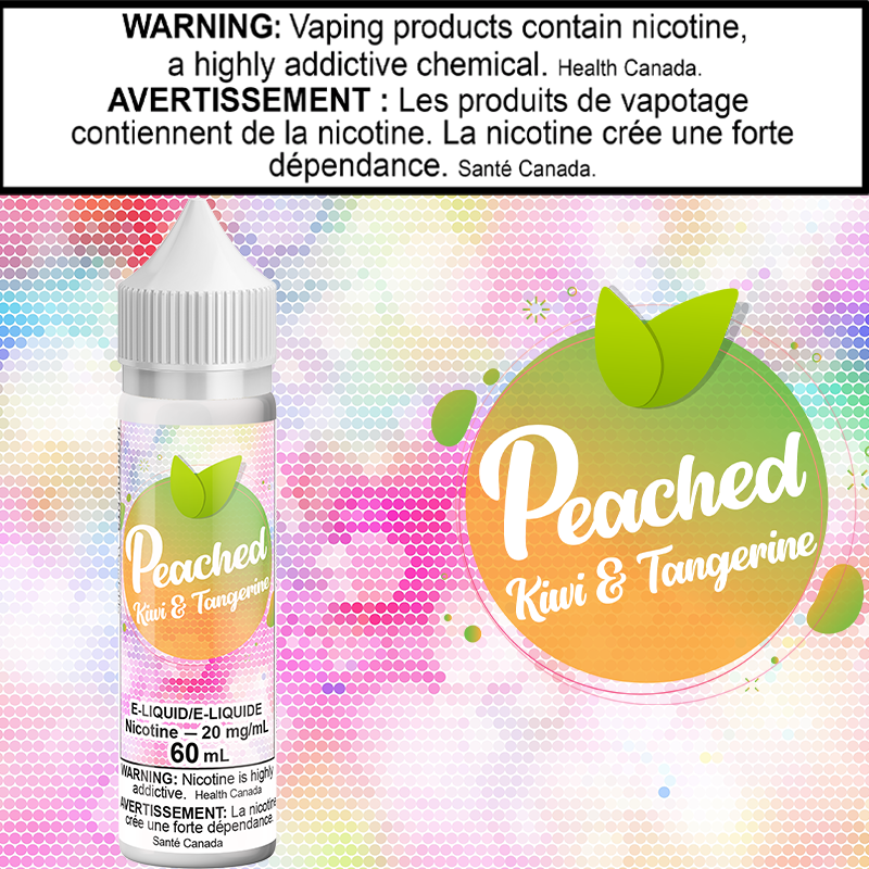 Peached - Kiwi Tangerine - 60ml Salt