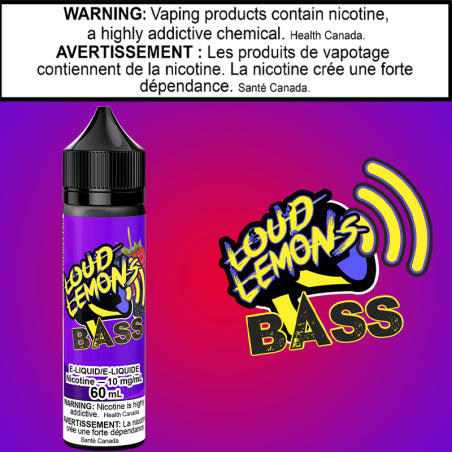 Loud Lemons - Bass 60ml Salt