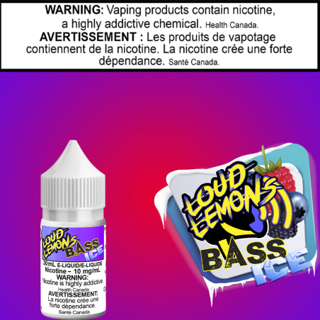 Loud Lemons - Bass Iced 30ml Salt