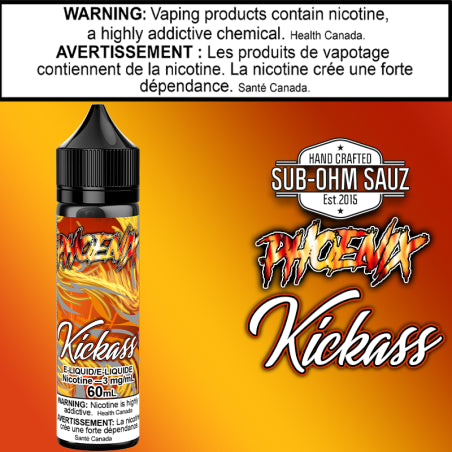 Phoenix - Kickass By Sub Ohm Sauz 60ml