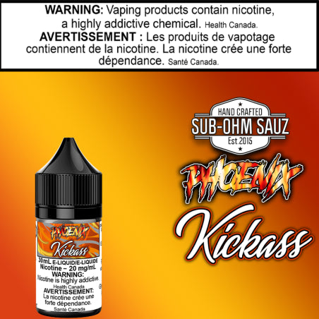 Phoenix - Kickass By Sub Ohm Sauz 30ml Salt