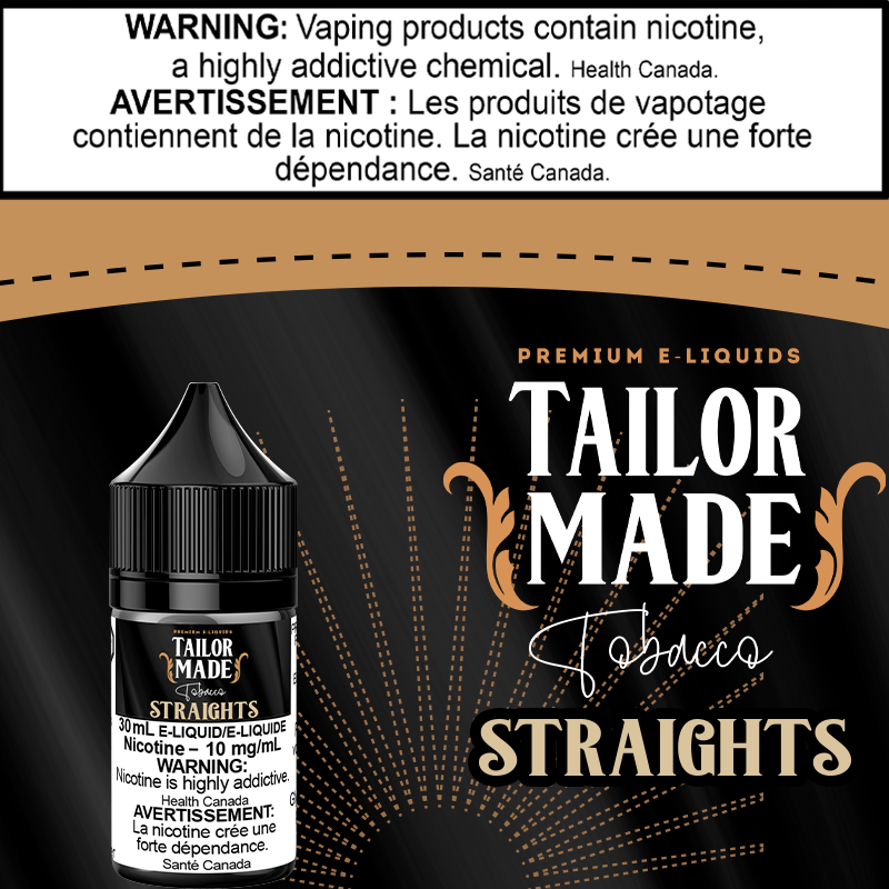 Tailor Made - Straights 30ml Salt