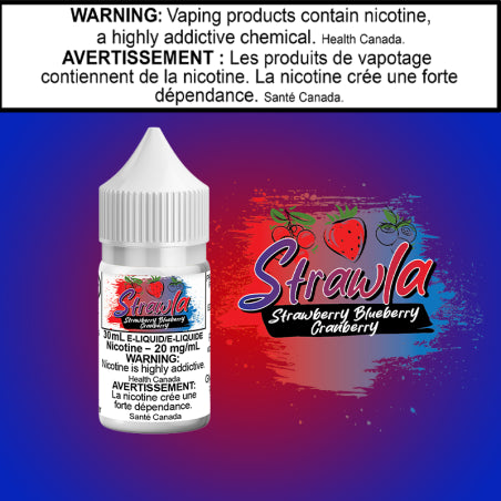 Strawla - Straw Blue Cran 30ml Salt