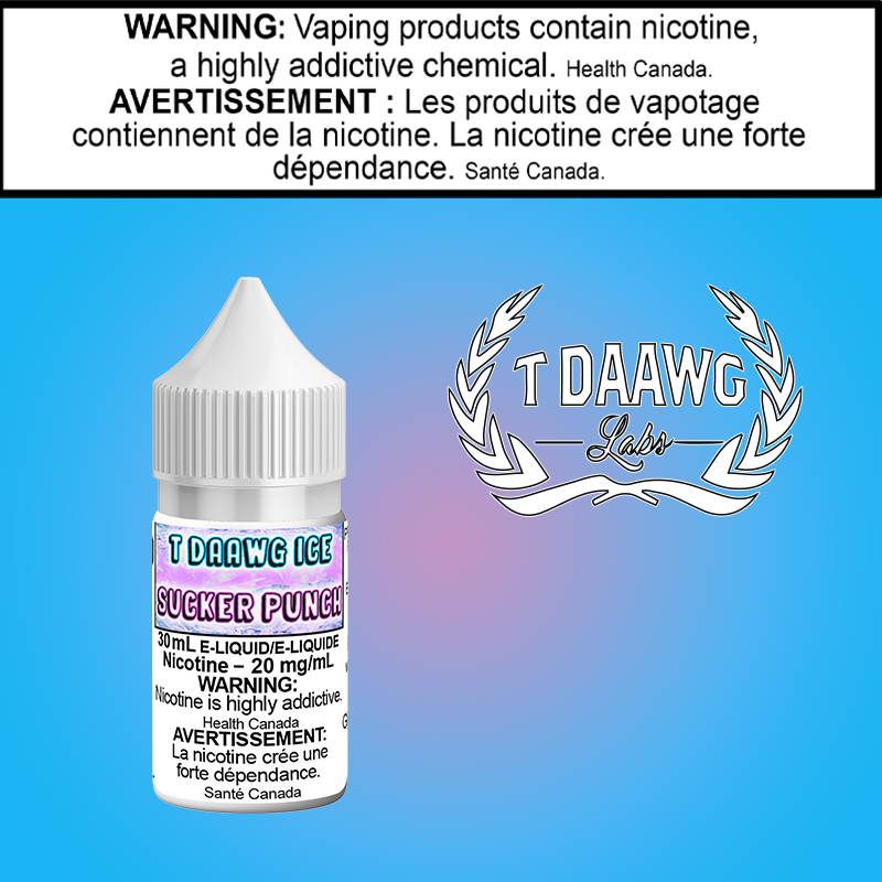 T Daawg Ice - Sucker Punch Iced 30ml Salt