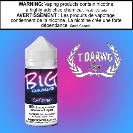 T Daawg - Big Daawg - C Crisp - 100ml