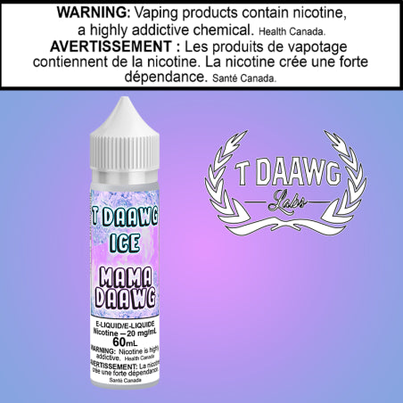 T Daawg Ice - Mama Daawg Iced 60ml Salt