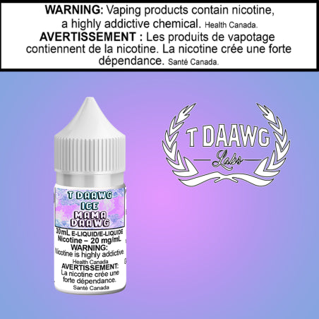 T Daawg Ice - Mama Daawg Iced 30ml Salt