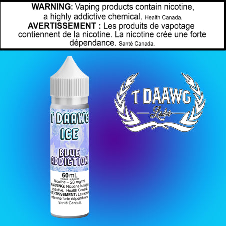 T Daawg - Blue Addiction Iced 60ml Salts