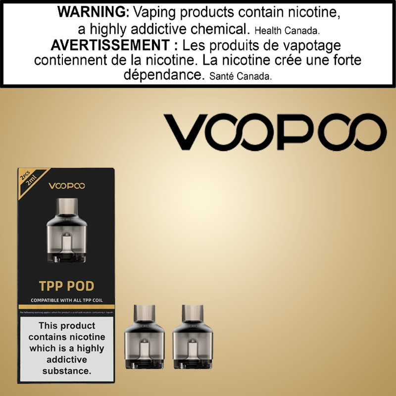 Voopoo - TPP - Empty Replacement Pod (2 Pack) [CRC]