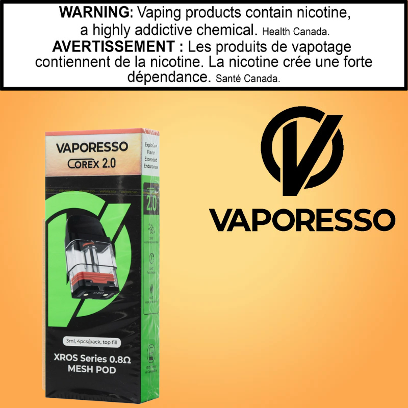 Vaporesso - Xros series - replacement pod (4 pack) - Corex 2.0